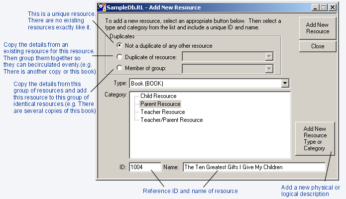 Add New Resource